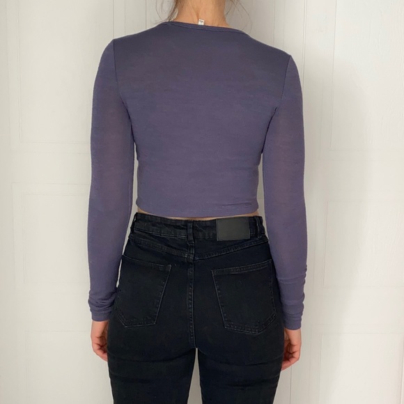 Long sleeve crop top - Picture 2 of 2